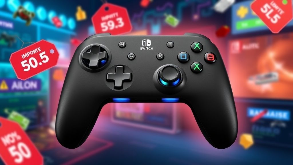 Switch 2 Pro手柄海外版惊现82美元神价 阿里Express直邮限时特惠